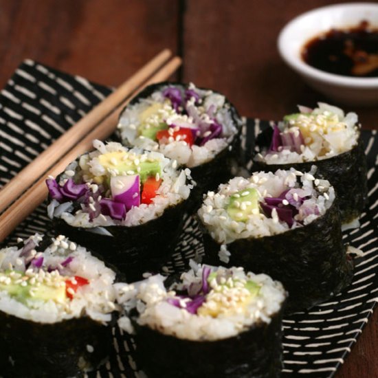 Cauliflower ‘Rice’ Sushi