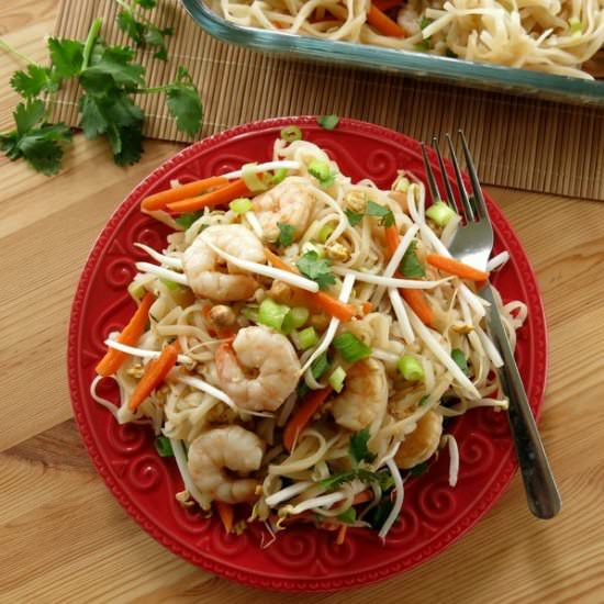 Easy Shrimp Pad Thai