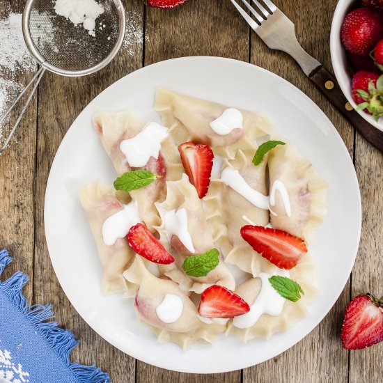 Strawberry Dumplings