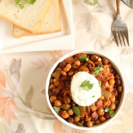 Mixed bean chili