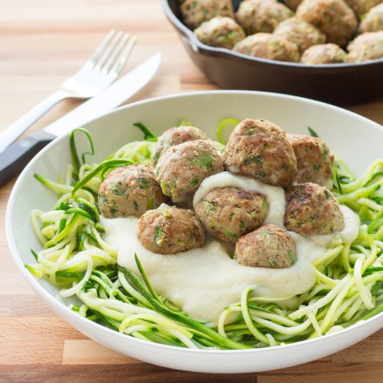 Spiced Turkey Zucchini Meatballs