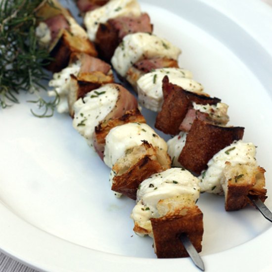 Halibut Skewers