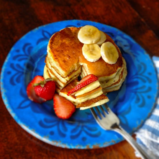 Ricotta Lemon Pancakes