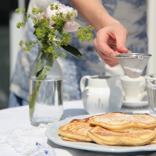 Overnight Buttermilk Pancakes