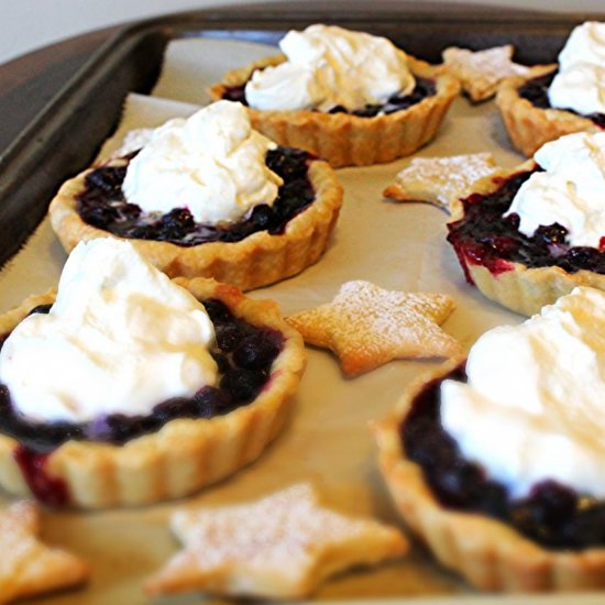 Cherry Blueberry Tarts