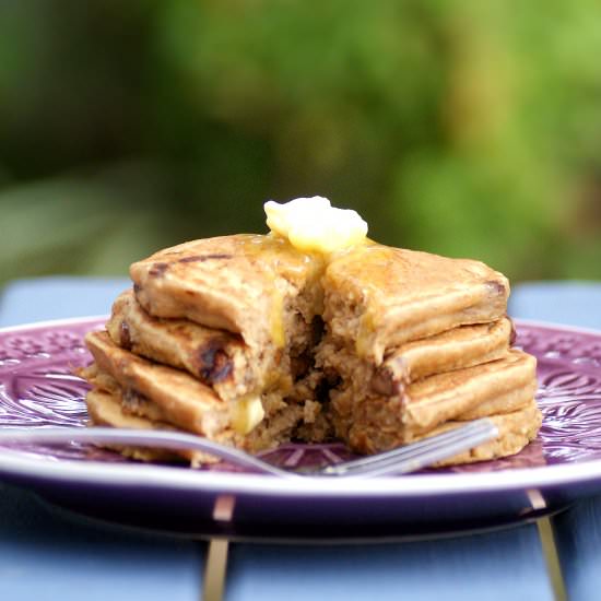 Peanut Butter Chocolate Pancakes