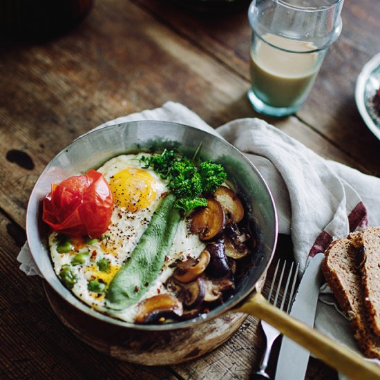 Baked Eggs with Veggies