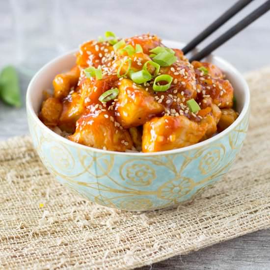 Skinny Orange Sesame Chicken