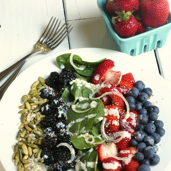 Very Berry Spinach Salad