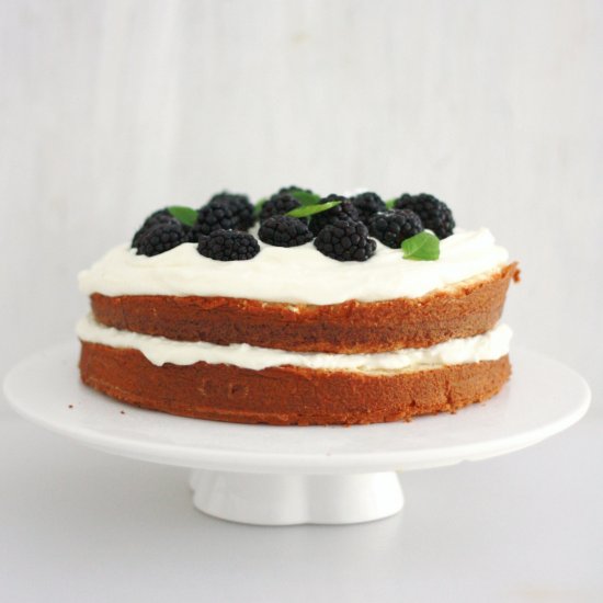 Basil, Olive Oil and Lemon Cake