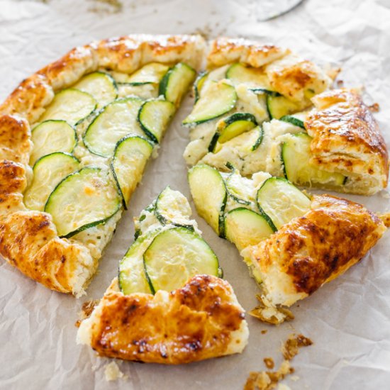 Zucchini and Ricotta Galette