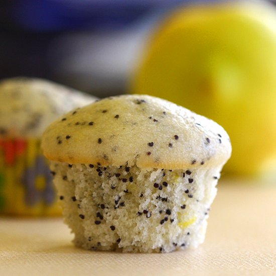 Vegan Lemon Poppy Seed Muffins