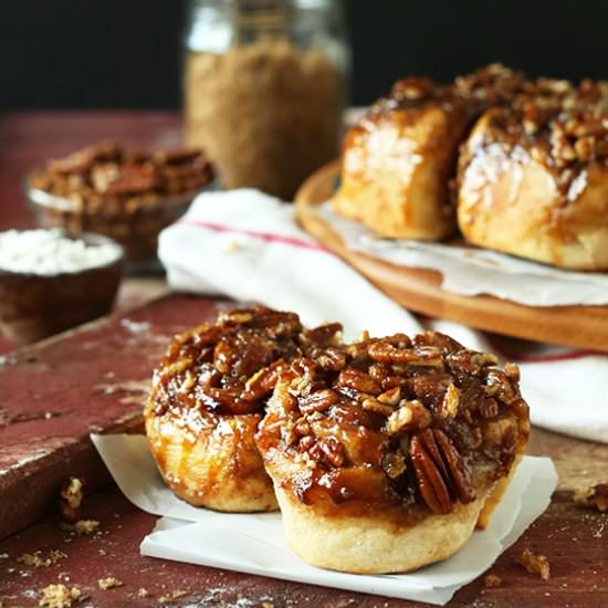 Easy Vegan Sticky Buns