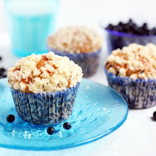 Blueberry Crumb Muffins