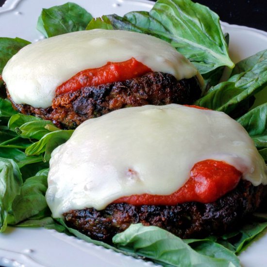 Portobella Parmesan Veggie Burgers