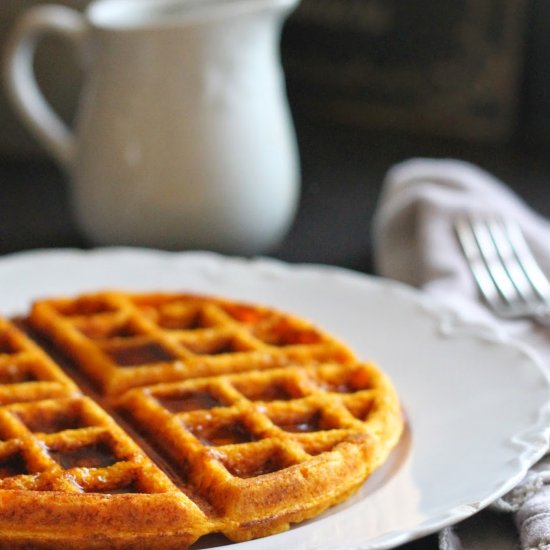 Carrot Orange Waffles