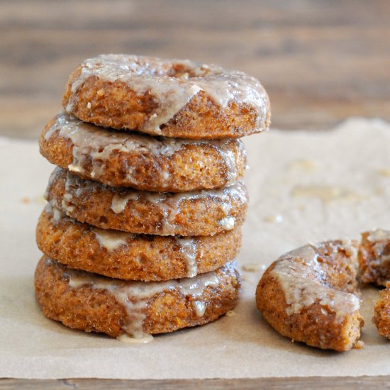 Sweet Potato & Pecan Donuts