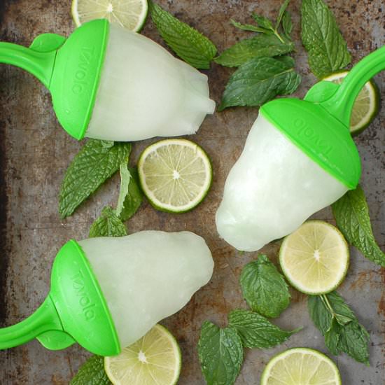 Lime-Ginger-Mint Bug Popsicles