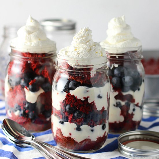 Red Velvet Trifles