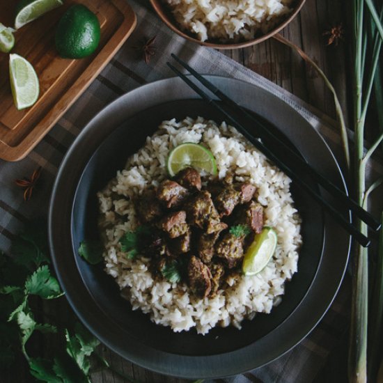 Slow Cooker Thai Beef Curry