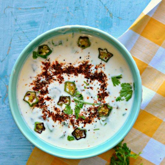 Okra Yogurt Dip