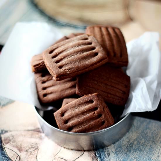 Cacao Shortbread.