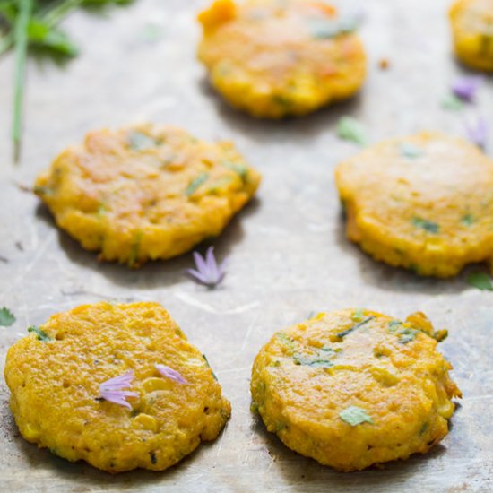 Curried Sweet Potato Fritter