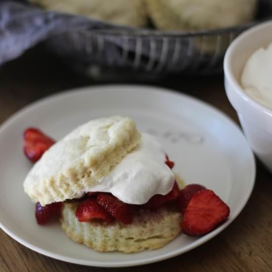 Fresh Strawberry Shortcakes