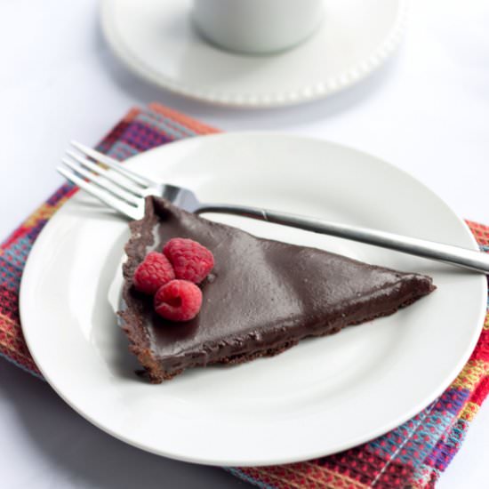 Dark Chocolate Silk Tart