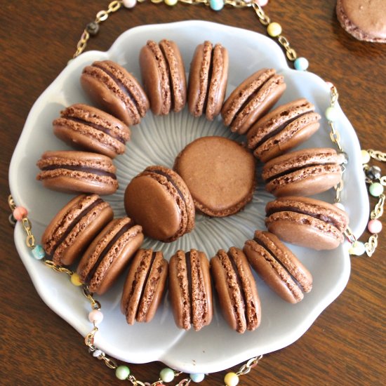 Chocolate Macarons