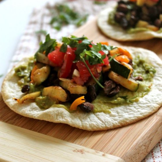 Vegetarian Tostadas