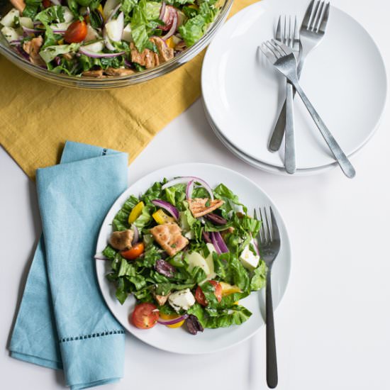 Greek Fattoush Salad