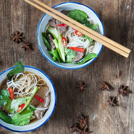 Noodle Soup with Beef