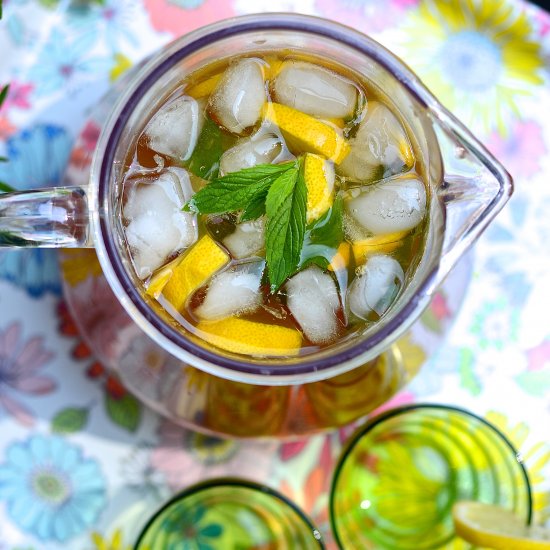 Lemon iced tea