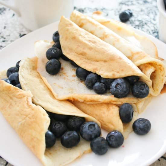 Gluten Free Protein Crepes