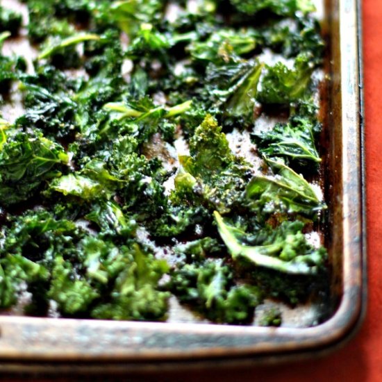 Curried Kale Chips