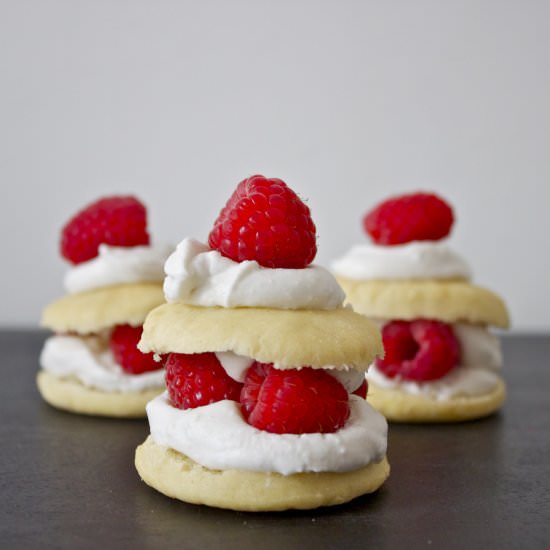 Vegan Raspberry Shortcake Scones