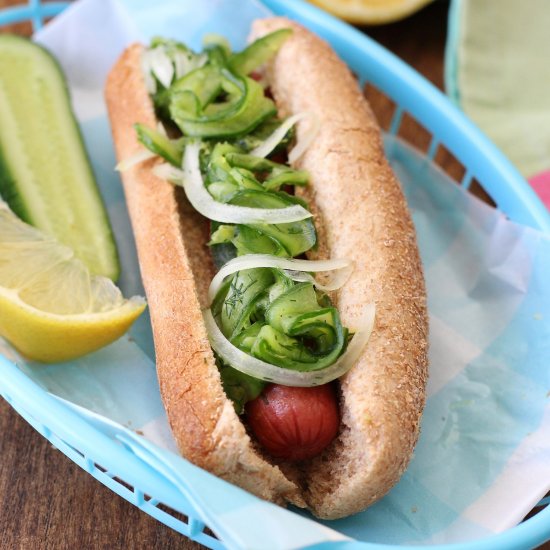 Lemon Dill Cucumber Relish