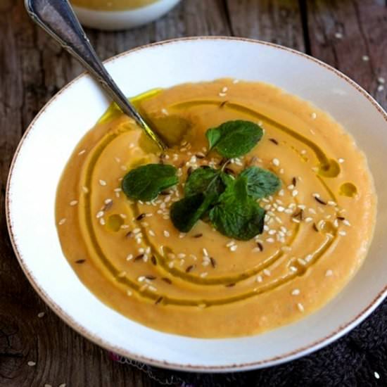 Soup with Chickpeas and Spices