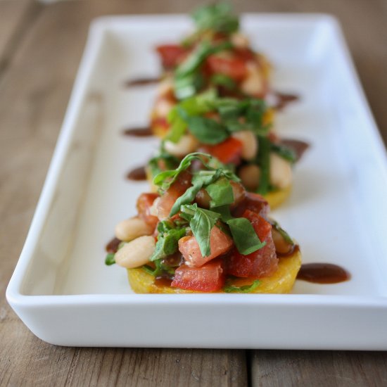 Arugula White Bean Bruschetta