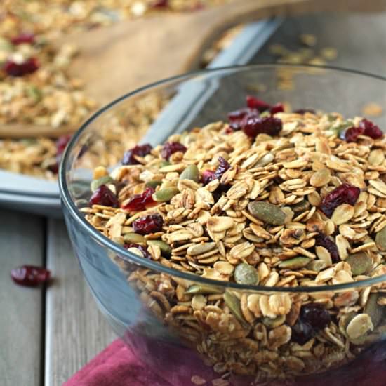 Maple Toasted Cranberry Muesli