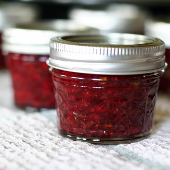 Strawberry Jam with Thai Herbs