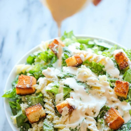 Fusili Caesar Salad