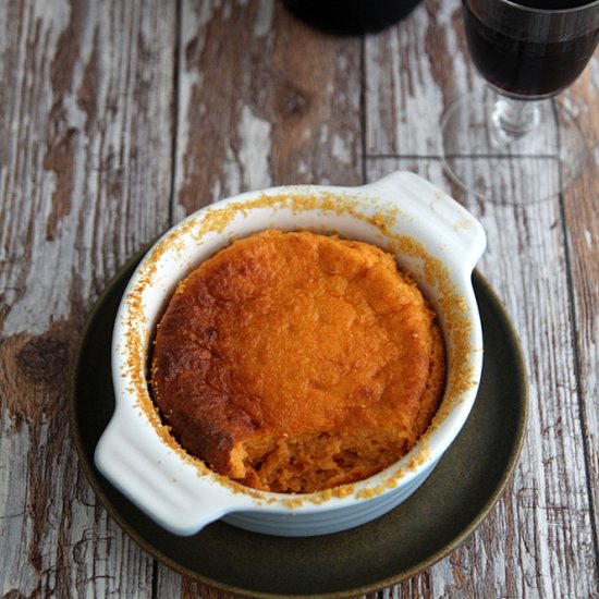 Cheddar and smoked paprika souffle