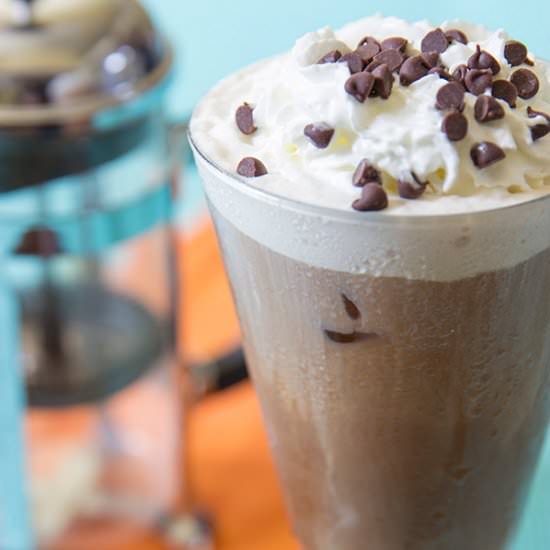 Salted Caramel Mocha Iced Coffee