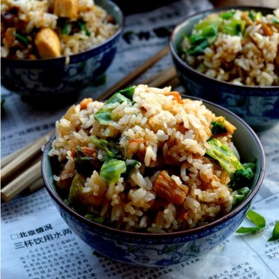 Chicken and Salted Fish Rice