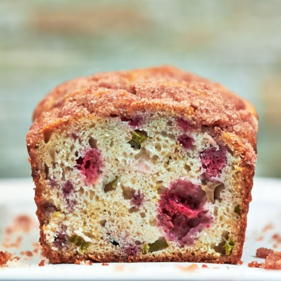 Rhubarb-Raspberry Loaf