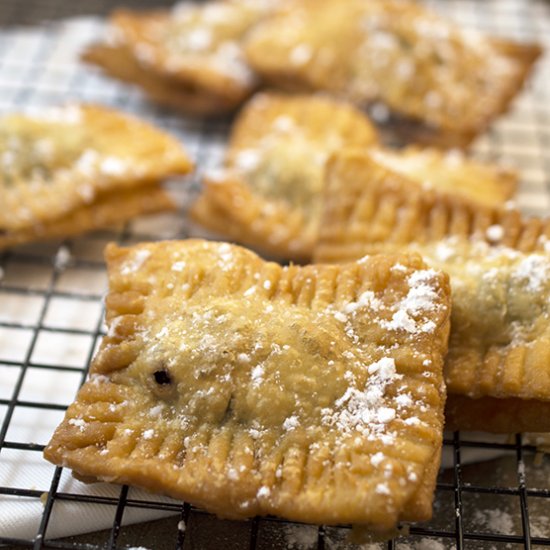 Deep Fried Blueberry Pie