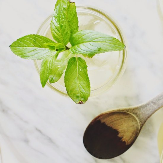 Simple Iced Mint and Green Tea