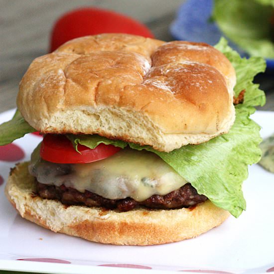 Italian Style Grilled Hamburgers